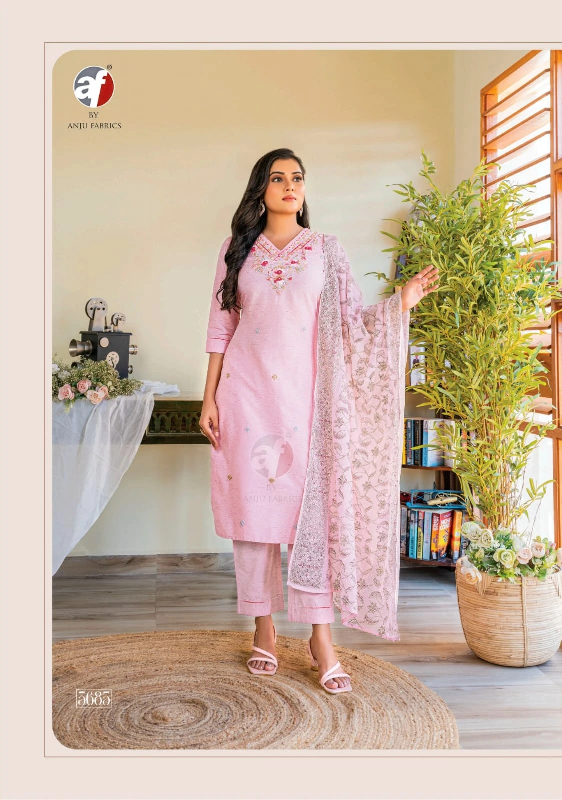 Anju Fabrics Cotton Crush Vol 3 Cotton Wholesale Fancy Readymade Salwar Suit Catalog — Wholesale Salwar Suits, Anju fabric wholesale from Surat — view 3